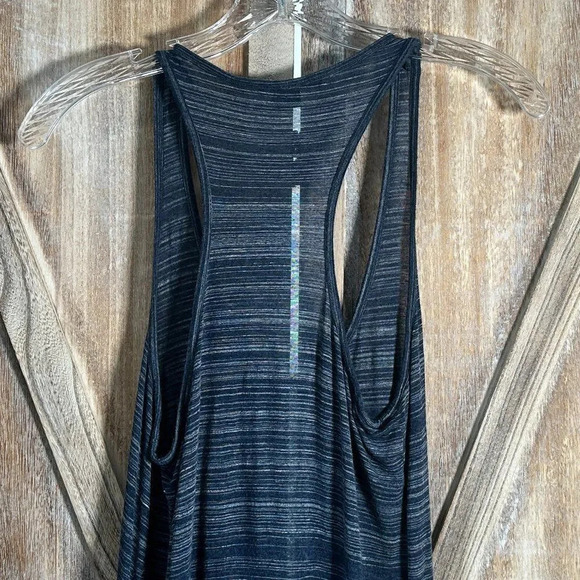 Vince Heather Blue Racerback Space Dye Maxi Dress - Picture 6 of 8